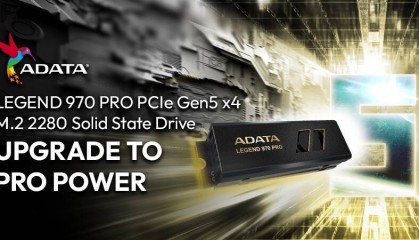 威刚LEGEND 970 PRO PCIe 5.0 x4 SSD正式登场