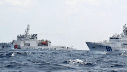 中国海警登船海报，敢运军火我们就拦，多国向中方声援支持两岸统一