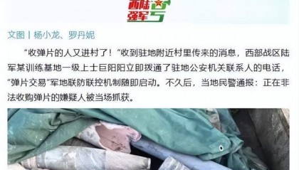 解放军报警!有人拾取3吨多炮弹残片卖钱,甚至有完整弹头?