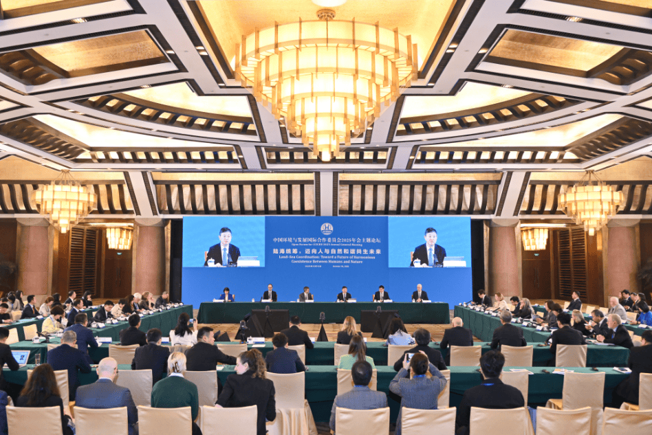 黄润秋出席中国环境与发展国际合作委员会2025年年会主题论坛并会见国合会外方副主席