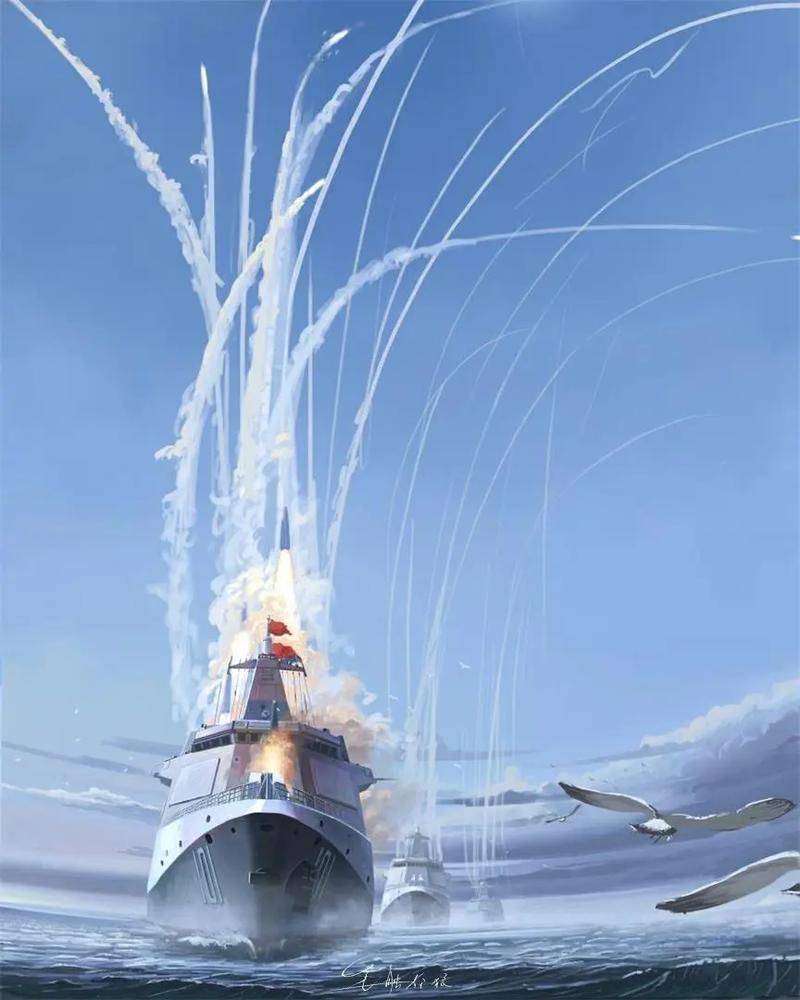 中国海军实力又被低估?美媒:1艘055和2艘武库舰,可击败8艘美舰