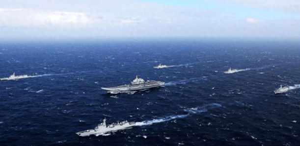中国海警登船海报，敢运军火我们就拦，多国向中方声援支持两岸统一